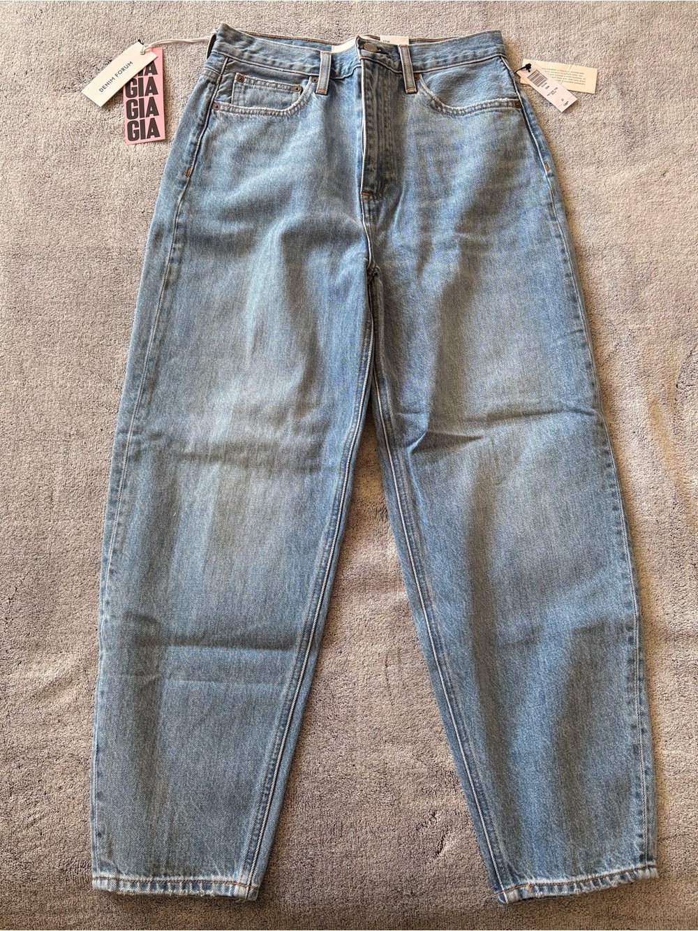 Denim Forum The Gia High Rise Carrot Jeans